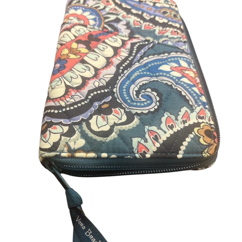 Vera Bradley Paisley Zip-Around Wallet